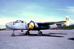 Historical photo of the B-25 as a fire suppression bomber