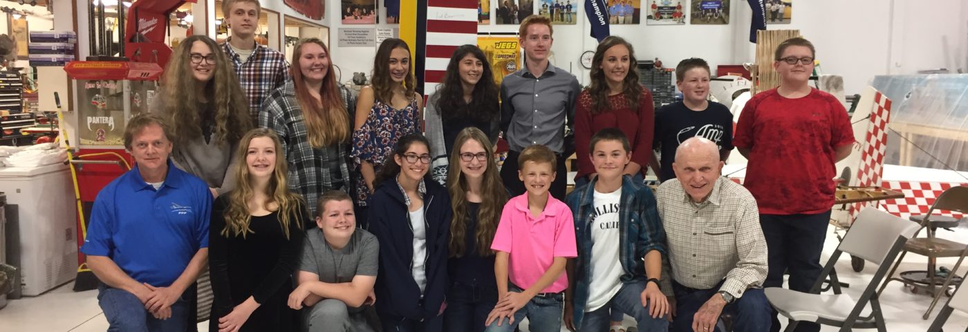 Students Building Glider at EAA Chapter 57
