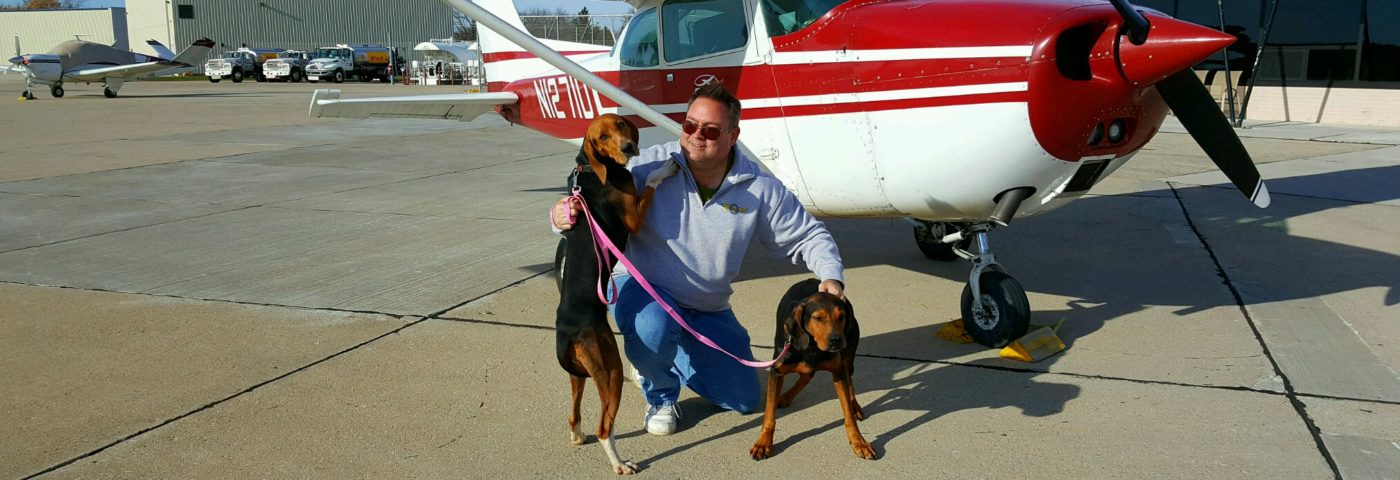 Hal Bryan – First Pilots N Paws Flight Milestone