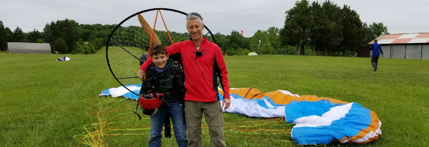 Henry Scott – Powered Paraglider Solo Milestone