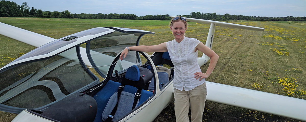 Christina Larson – Commercial Glider Milestone