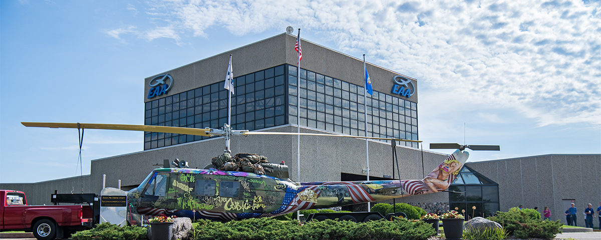 Take Me Home Huey Arrives at EAA