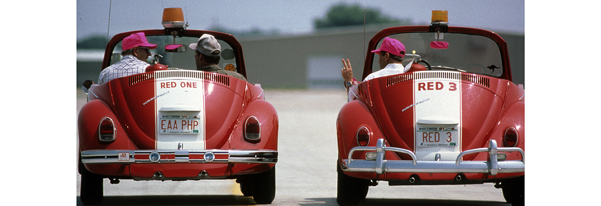 Antique VW Beetles Still Get Around at AirVenture