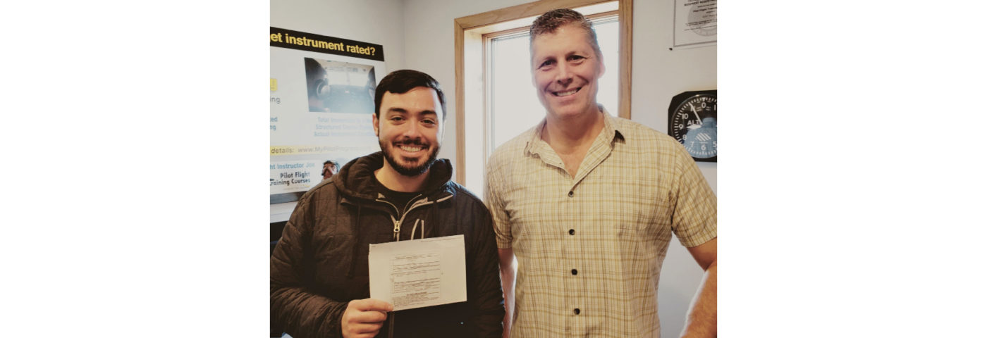 Ed Becerra – Private Pilot Milestone