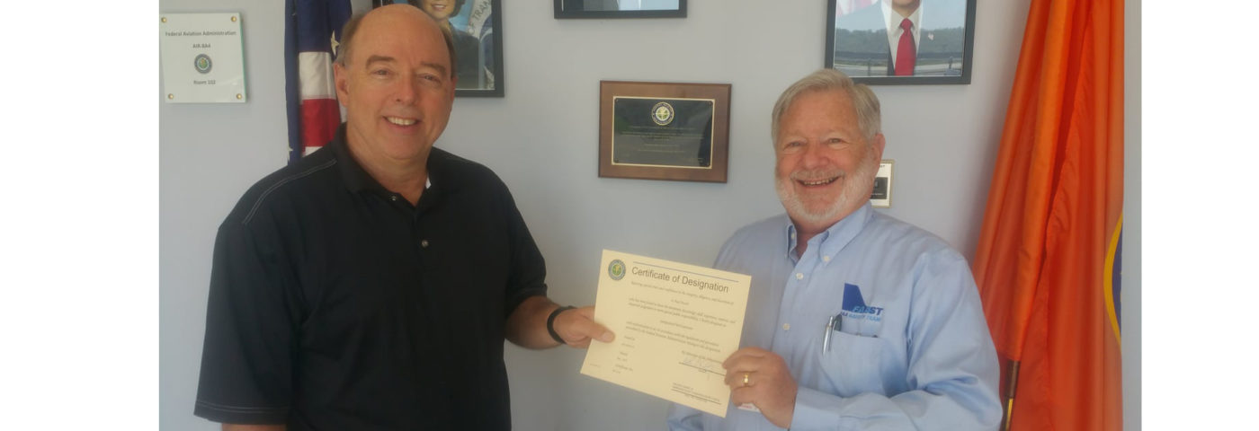 H. Paul Shuch – Designated Pilot Examiner Milestone