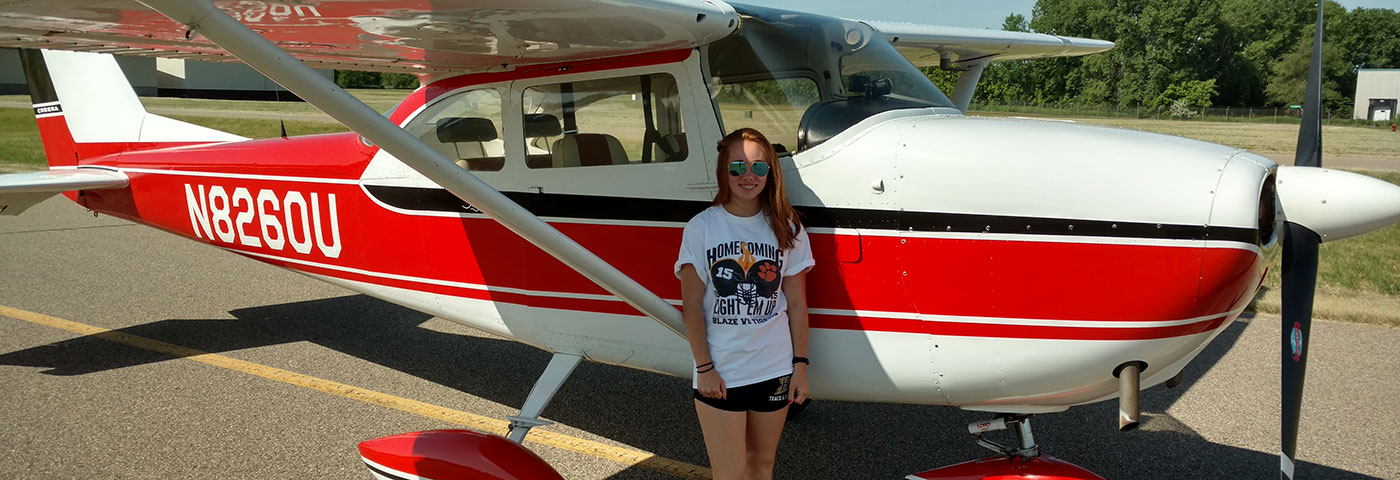Allie Draper – Private Pilot Milestone