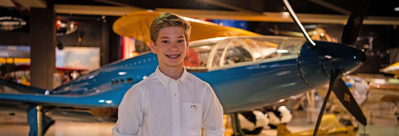 14-Year-Old EAA Docent Brings Passion, Knowledge