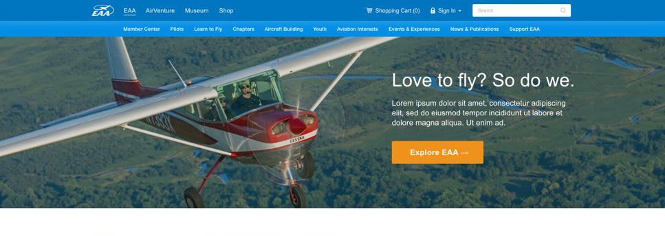 New EAA.org Website Coming Monday