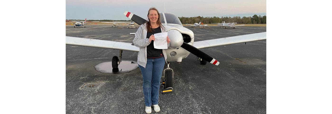 Commercial Certificate Milestone — Michelle Trobaugh