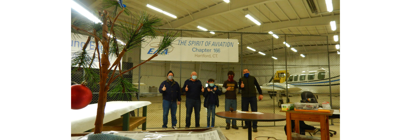 Connecticut Kids Continue RV-12 Build With Help From Chapter 166