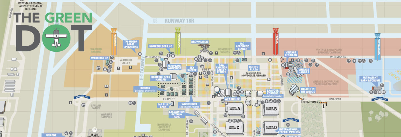 EAA’s The Green Dot — AirVenture 2021 Grounds Tour