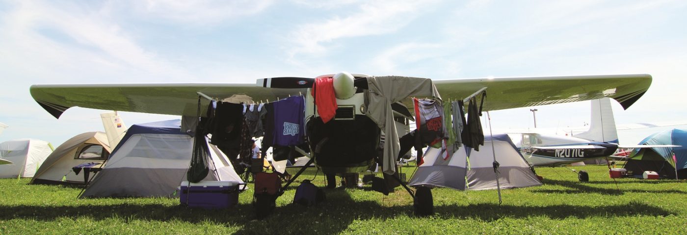 Airplane Camping