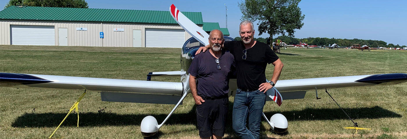 Father and Son Fly an RV-7 From France