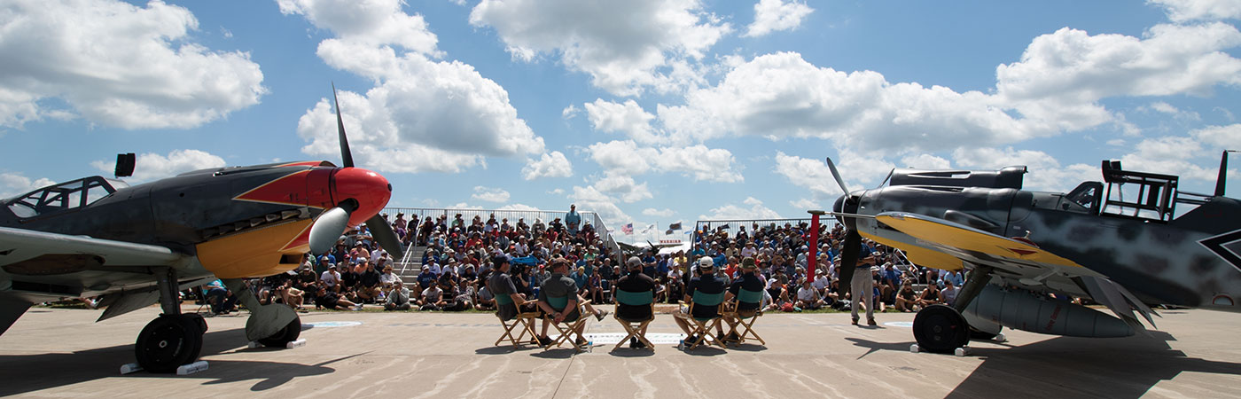 Rare German Fighters Pay Visit to Warbirds