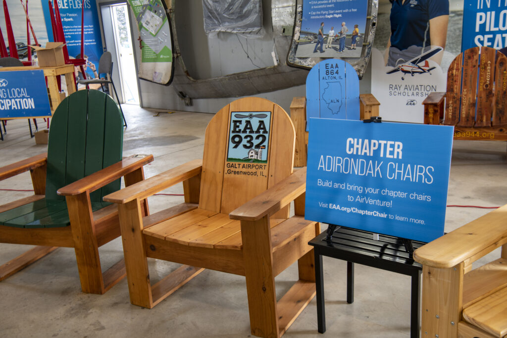 EAA Chapter 932 Custom Chair at AirVenture 2021