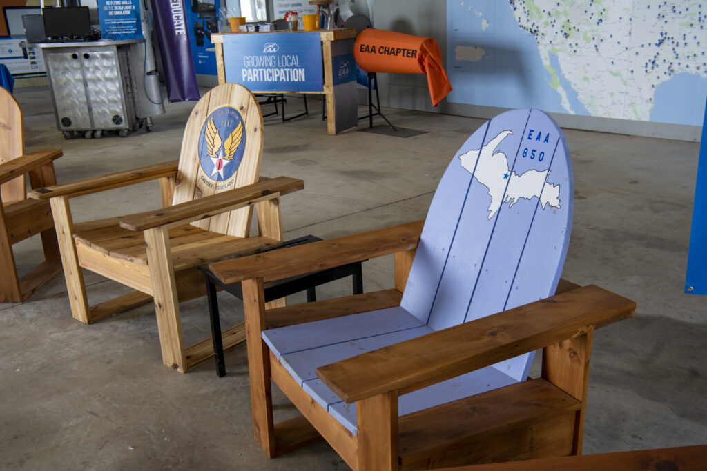 EAA Chapter 850 Custom Chair at AirVenture 2021