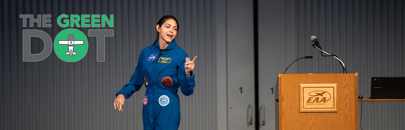 EAA’s The Green Dot — Astronaut-in-Training Alyssa Carson