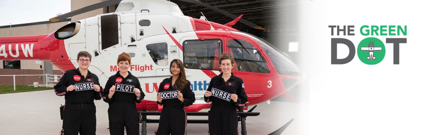 EAA’s The Green Dot — Medical Helicopter Pilot Karin Ficek