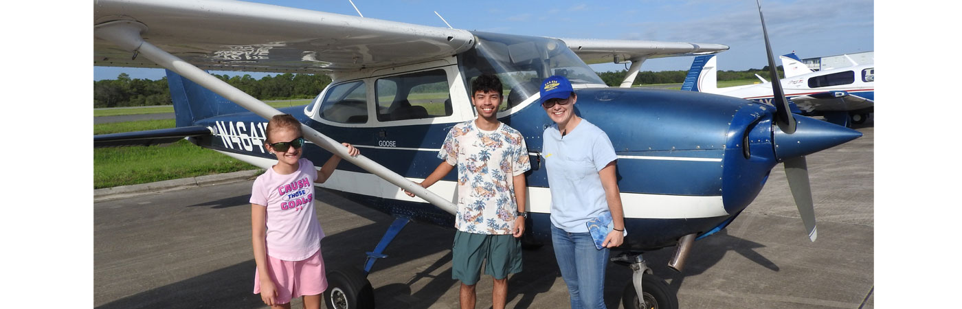 Ray Aviation Scholar Flies Young Eagles at EAA Chapter 534 Rally