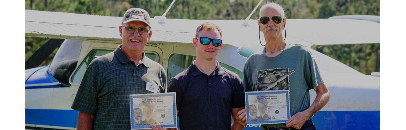 EAA Chapter 485 Celebrates Two Master Pilots