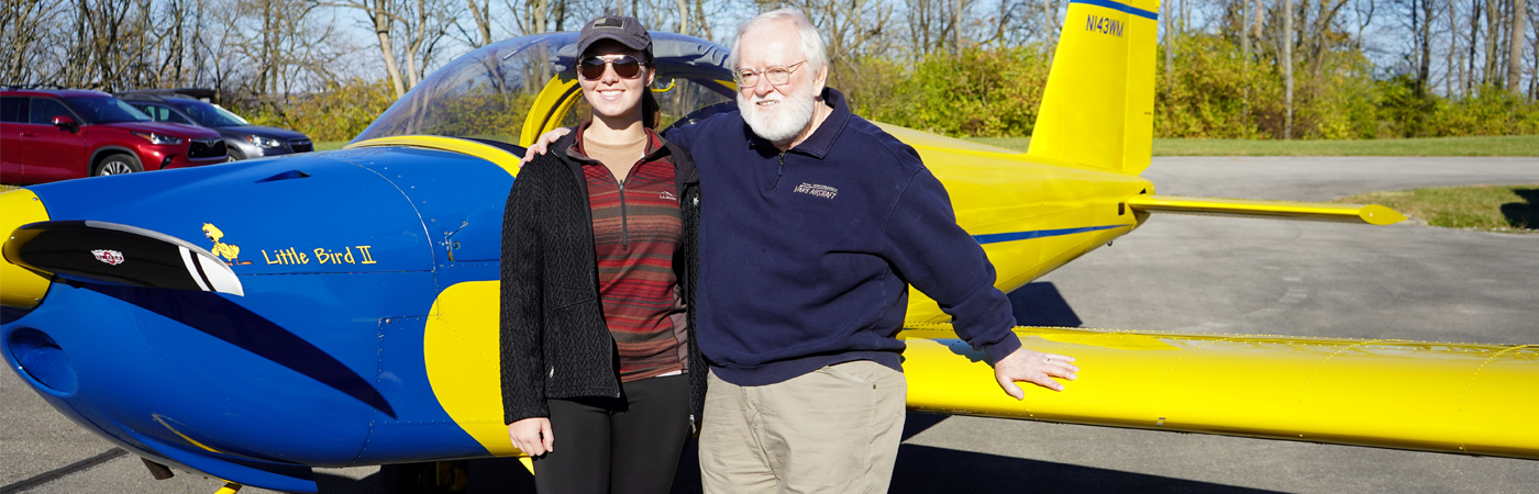 A Young Eagle “Bookend” Flight