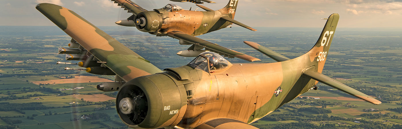 A-1 Skyraider Pilot to Present at Museum Speaker Series
