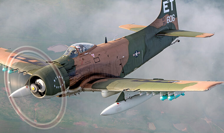 EAA’s The Green Dot — A-1 Skyraider Pilot John Larrison