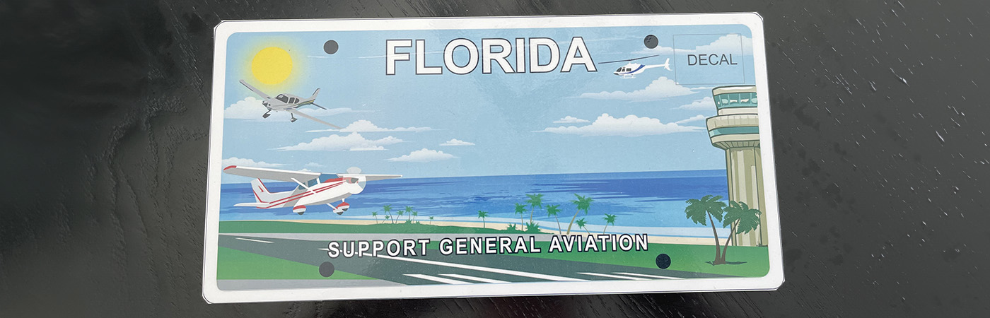 Florida EAA Chapter 203 and AOPA Members Support GA Specialty License Plate