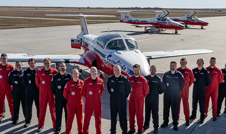 Snowbirds pilots and team.