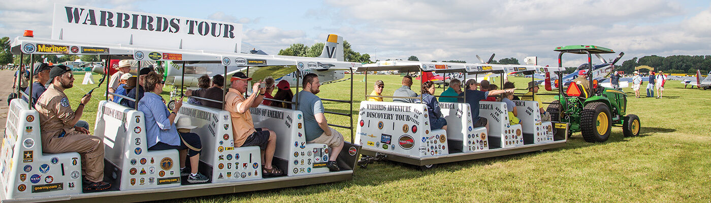 15 Years of Entertainment and Education on the Warbirds Tram Tour