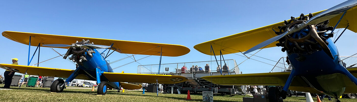 Rare WAAAM Biplanes Highlight Training Command at AirVenture 2024