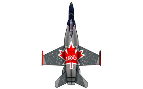 BNP 0824 Michael - Bottom View - RCAF