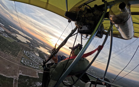 View of the side of a flyer