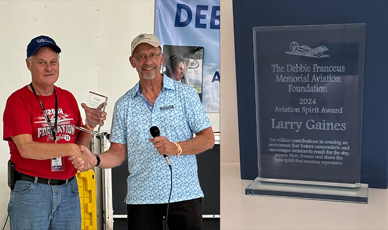 Aviation Spirit Award header