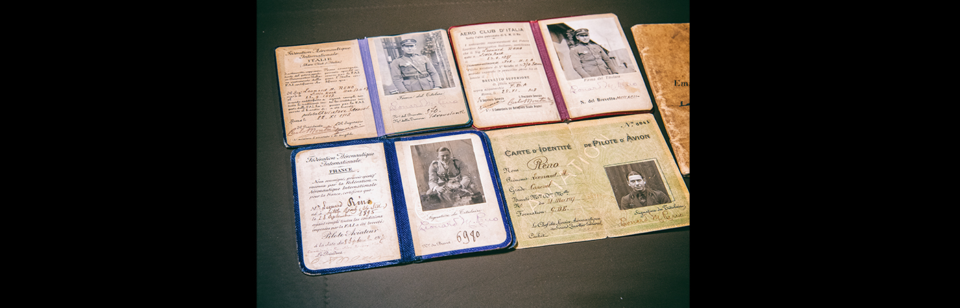 EAA’s Attic — Lafayette Escadrille Pilot’s French and Italian Pilot Certificates