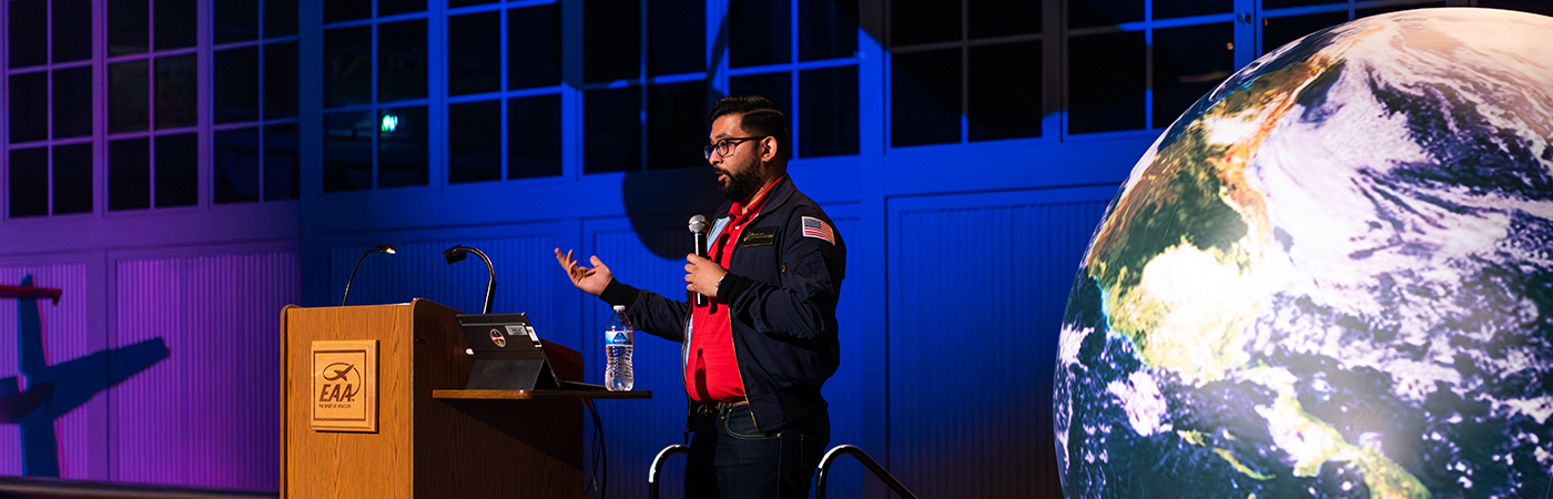 EAA’s The Green Dot — NASA Flight Director Ronak Dave
