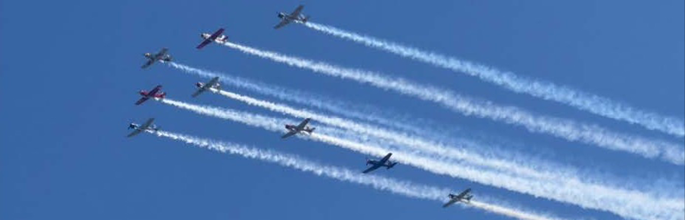 Volunteers Deliver Smoke Oil to Air Show Performers Daily