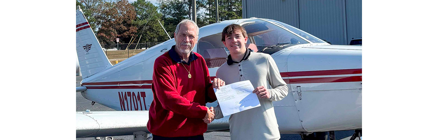Private Pilot Milestone: Ray Scholar Greyson Young