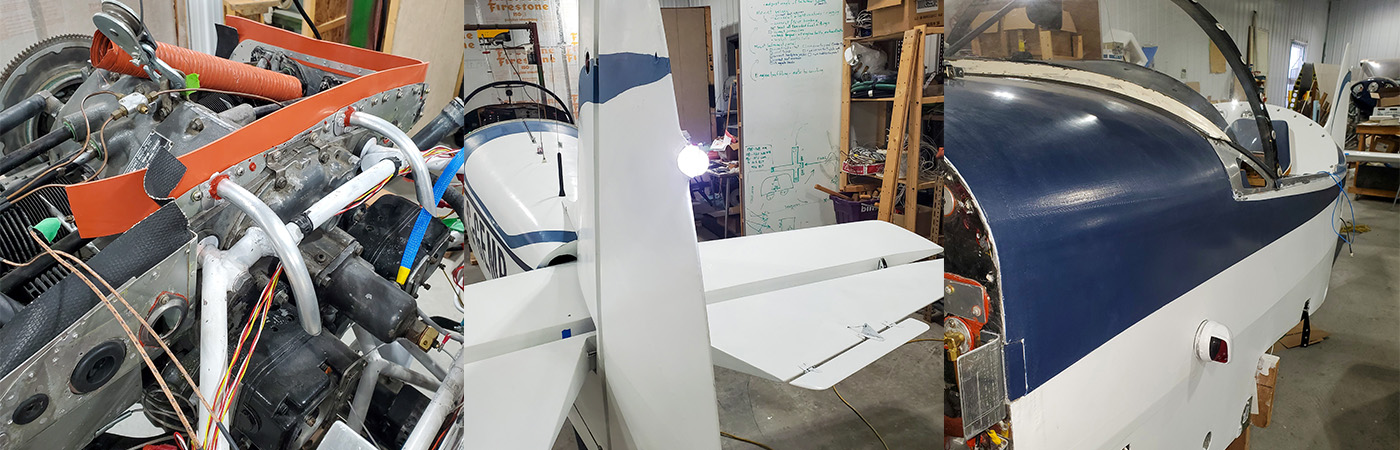 EAA Chapter 63 Members Building an Emeraude