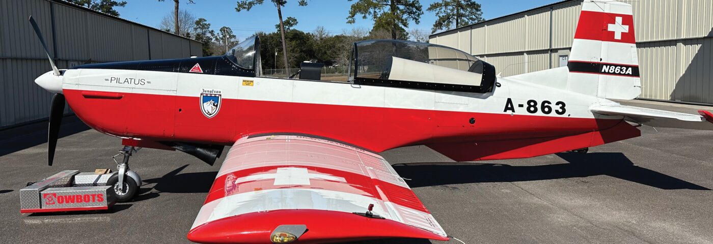 What Our Members Are Building/Restoring — South Carolina Pilatus P-3